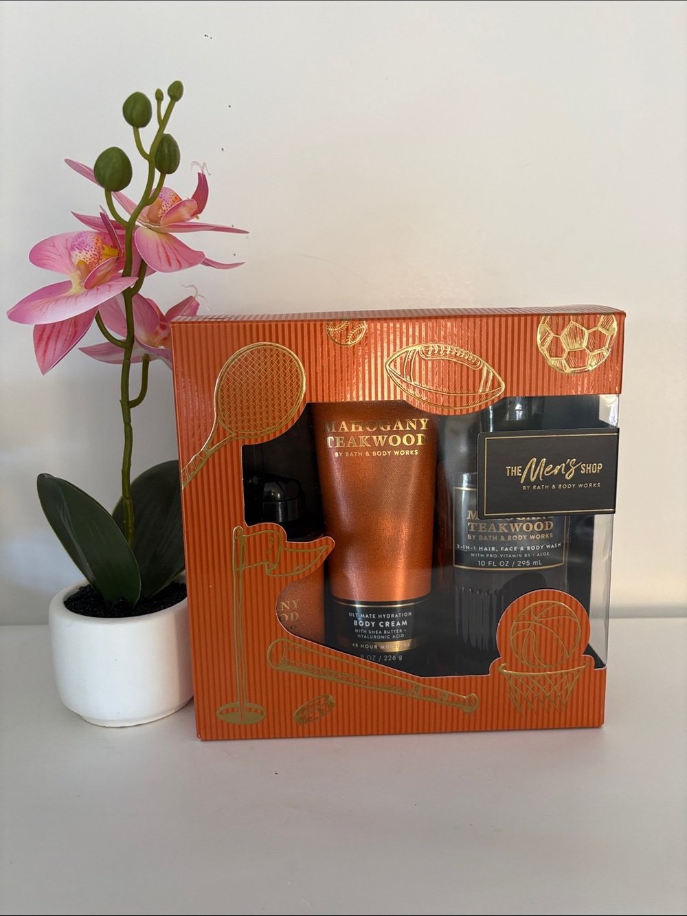 Bath and Body Works Men’s Mahagony Teakwood Gift Set